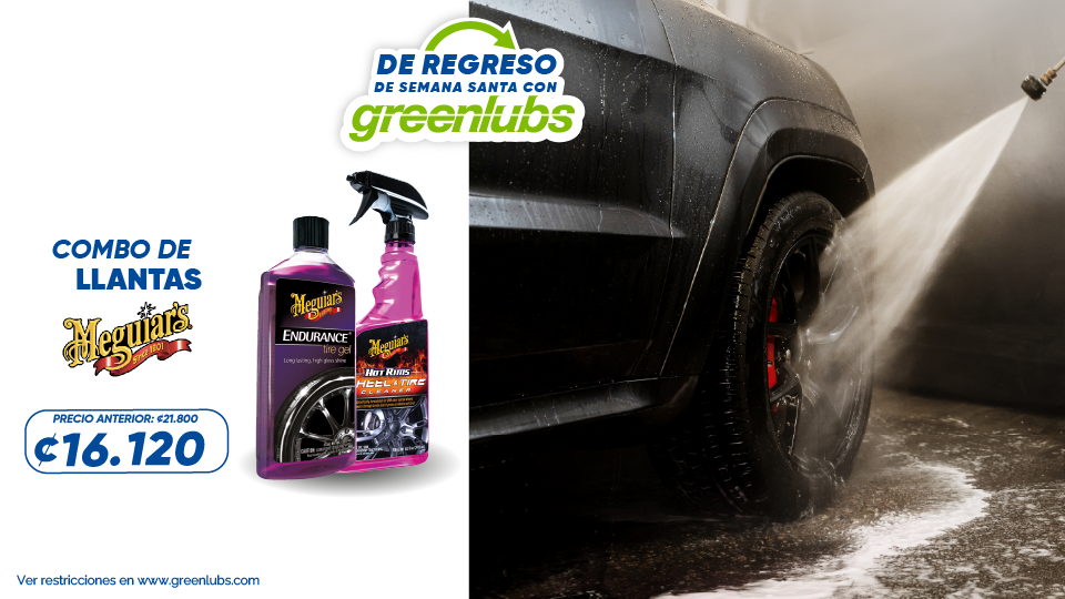 Combo llantas Meguiar´s imagen